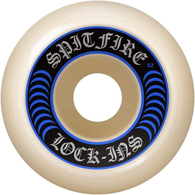 High Performance Skateboard Wielen 99a 55mm Wit/Blauw