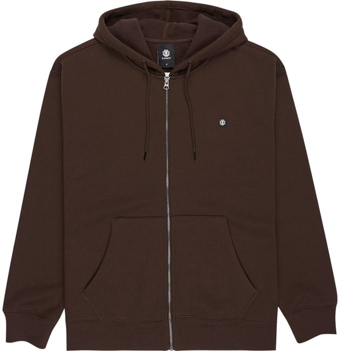 Element Icon Rain Sweatshirt Met Rits Bruin M Man