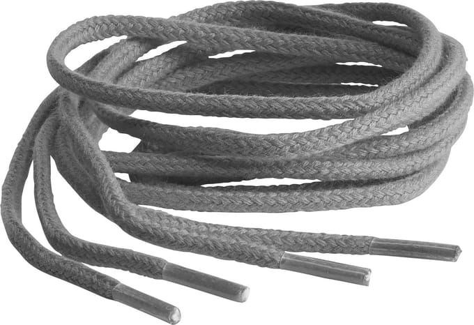 Springyard veters rond 4.5 mm - grijs - 90cm - katoen - 1 paar