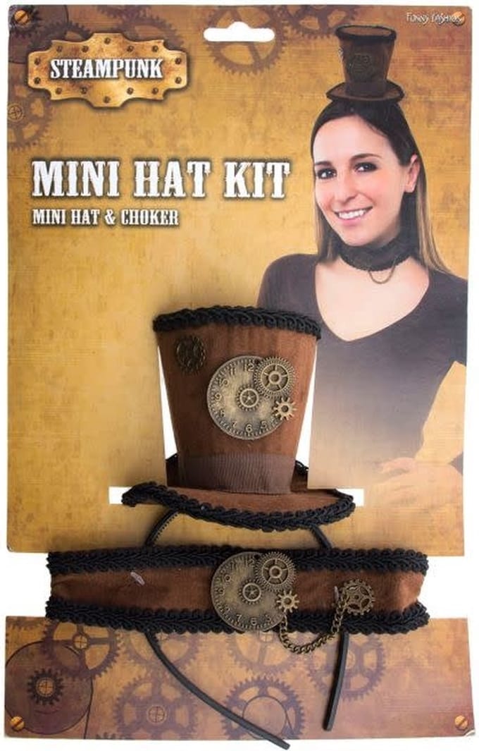 Steampunk verkleed set Victoria 2-dlg
