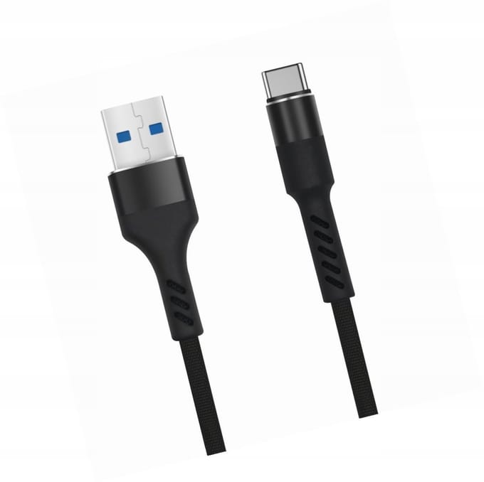 USB-C Kabel 1m Snel Laden Versterkt voor Huawei P40 Lite