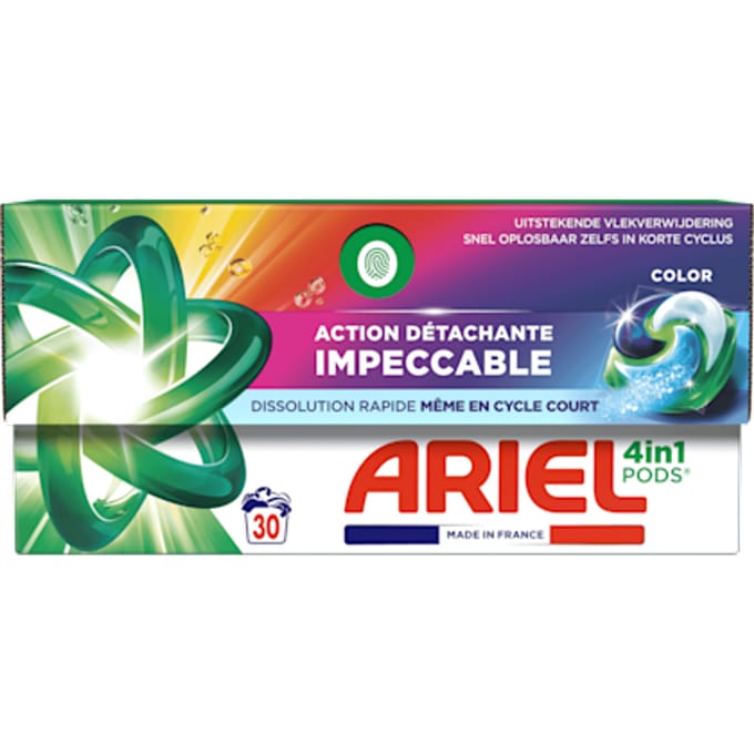 Ariel 4in1 PODS Color - Wasmiddel - 30 Wascapsules