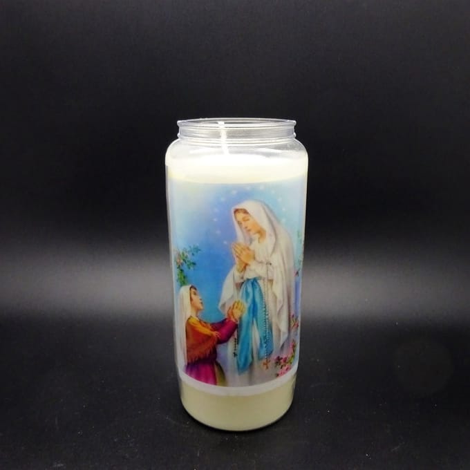 Noveenkaars Heilige Vrouw 004 - 6 dagen brander (5 stuks)