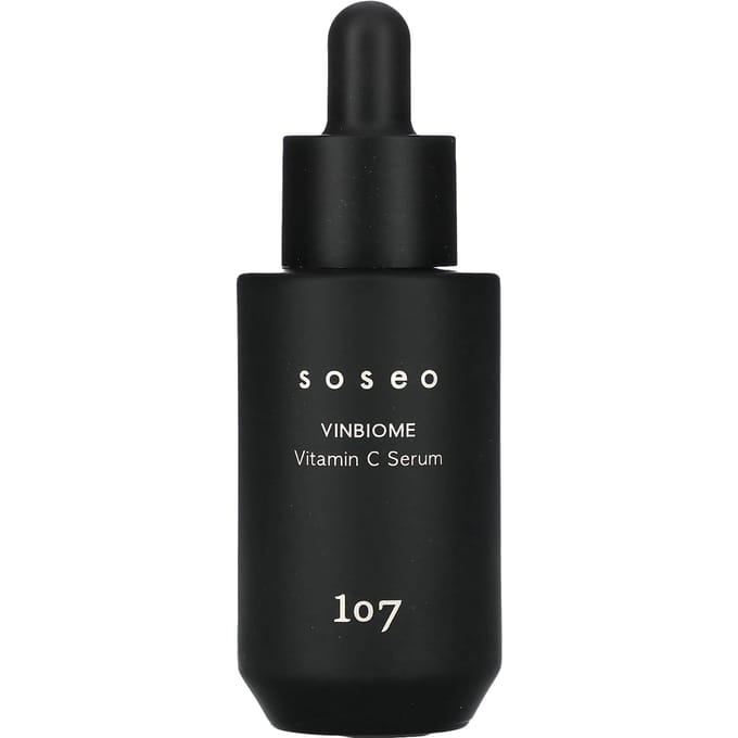 107 Beauty, Soseo Vinbiome, Vitamin C Serum, 30ml (1fl oz) black