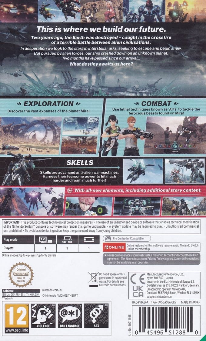 Xenoblade Chronicles X: Definitive Edition - Nintendo Switch - RPG