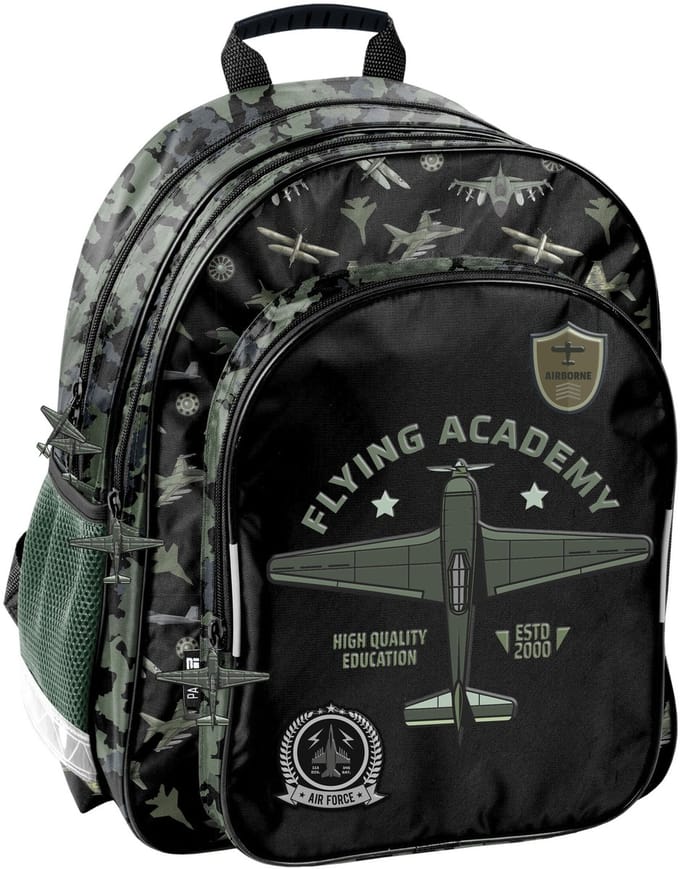PASO Rugzak Vliegtuig - 38 x 29 x 16 cm - Polyester