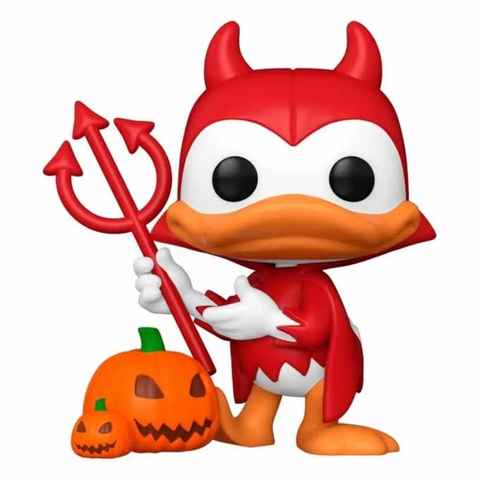 Beeldje Funko Disney Mickey And Friends Devil Donald With Pumpkin