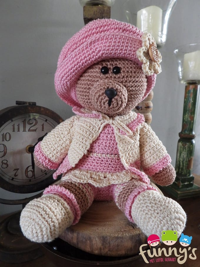 Haakpakket Funny bear Mary v3