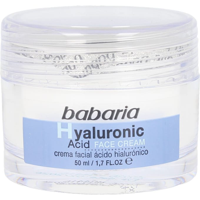 BABARIA - Crème visage à l'acide hyaluronique 50 ml de crème