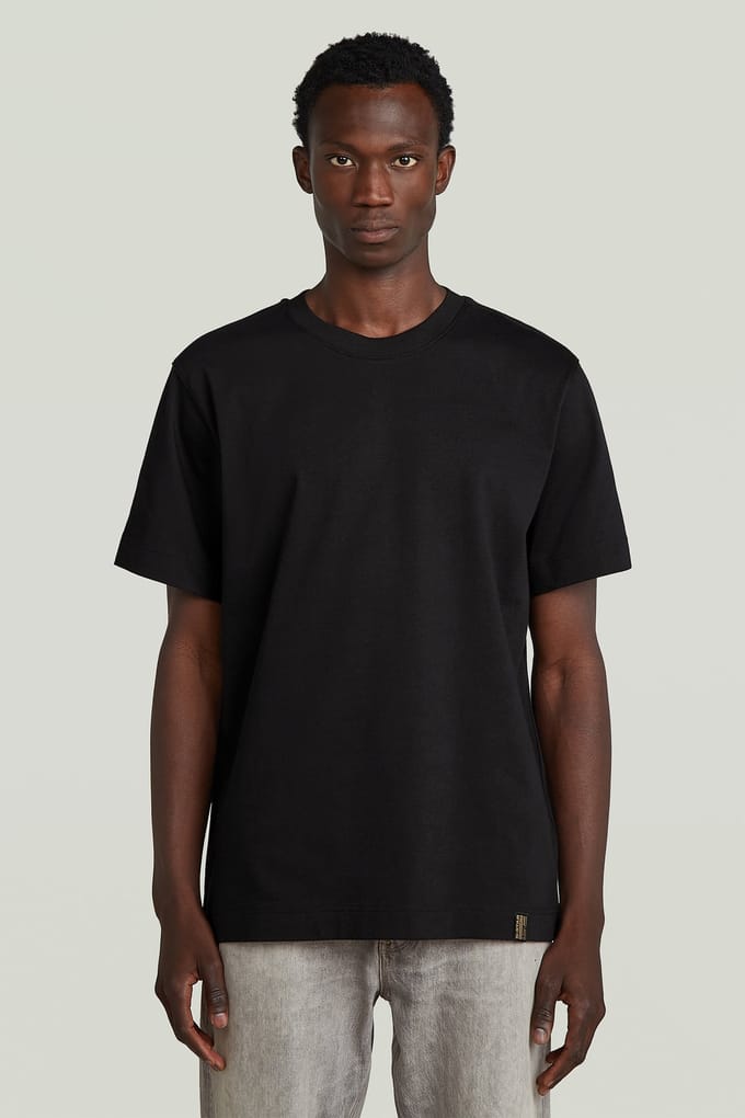 G-Star Essential R T Black Taglia: M | Magliette basic Outlet | Uomo | Nero