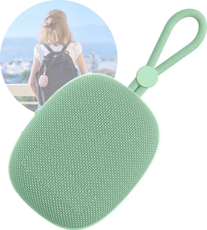 Draadloze Bluetooth Mini Speaker - Go Series - Groen - Kleine Speakers Draadloos