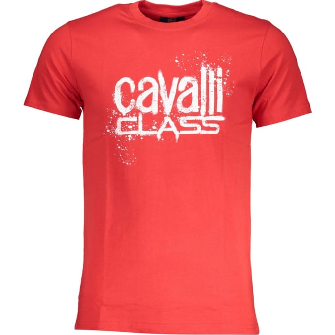 Cavalli Class TShirt Spray Paint Graphic - Red T-Shirts