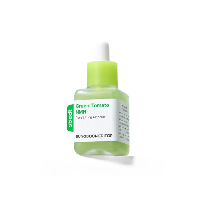 SUNGBOON EDITOR Groene Tomaat NMN Poriën Lifting Ampoule 40ml beige