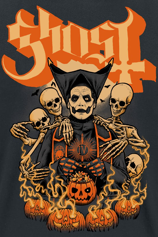 Ghost T-shirt - Great Pumpkin - M tot 4XL - voor Mannen - zwart