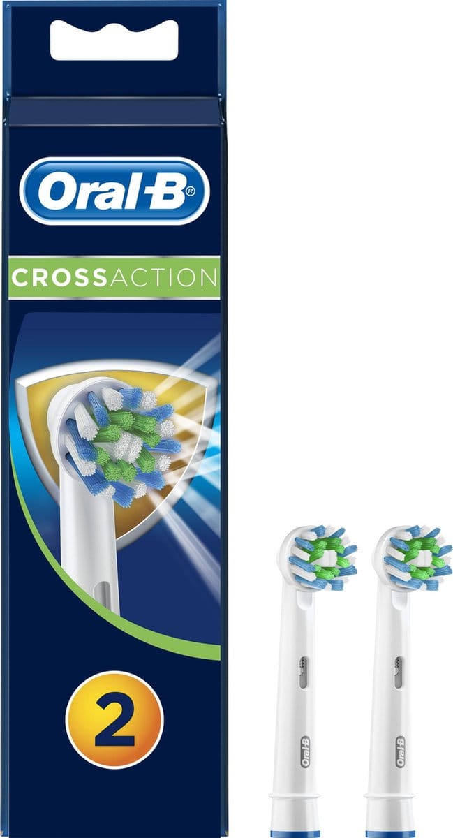 Oral-B Cross Action EB50 - 2 stuks - opzetborstels