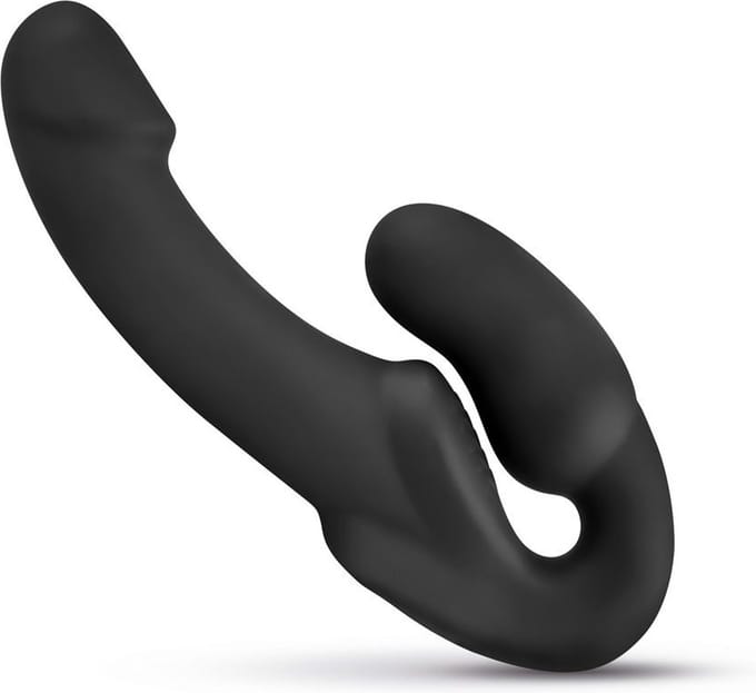 No-Parts - Morgan Strapless Strapon Dildo 22 cm - Zwart