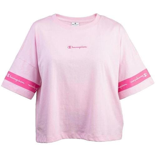 T-shirt Korte Mouw Champion T-shirt manches courtes rose