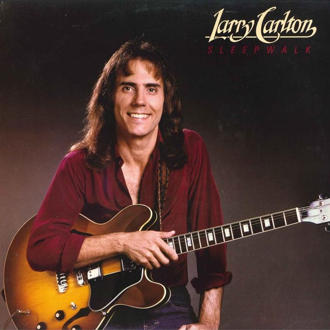 LP LARRY CARLTON - Sleepwalk BSK3635 WARNER BROS. 1982 US Jazz Gebruikt brown