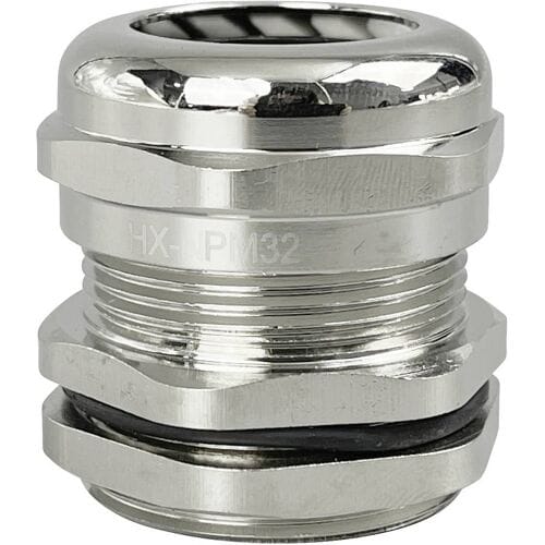 TRU COMPONENTS TC-10302848 Wartel M32 Messing (vernikkeld) Metaal 1 stuk(s)