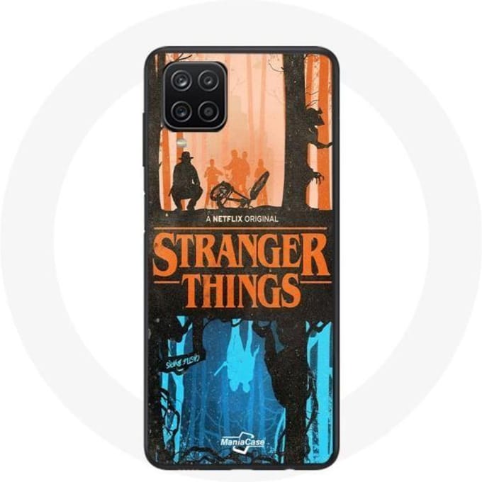 Samsung Galaxy A12 hoesje Strangers Things-logo