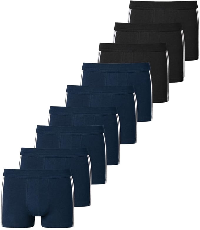Schiesser Heren retro short / pant 9 pack 95/5 Stretch - Cotton