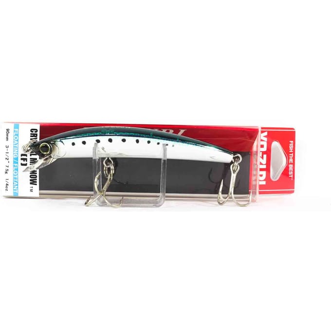 Yo Zuri Crystal Minnow 90 mm drijvend kunstaas R1123-HSIW (9876)