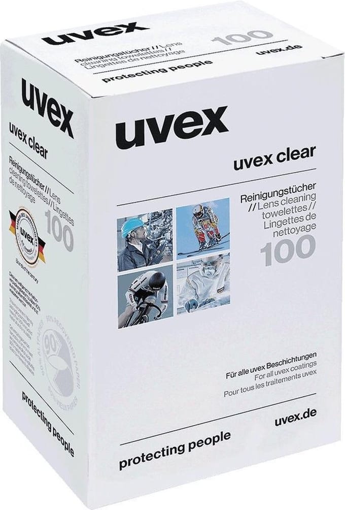 Uvex Tri-Clens Reiniging towel - pack of 100