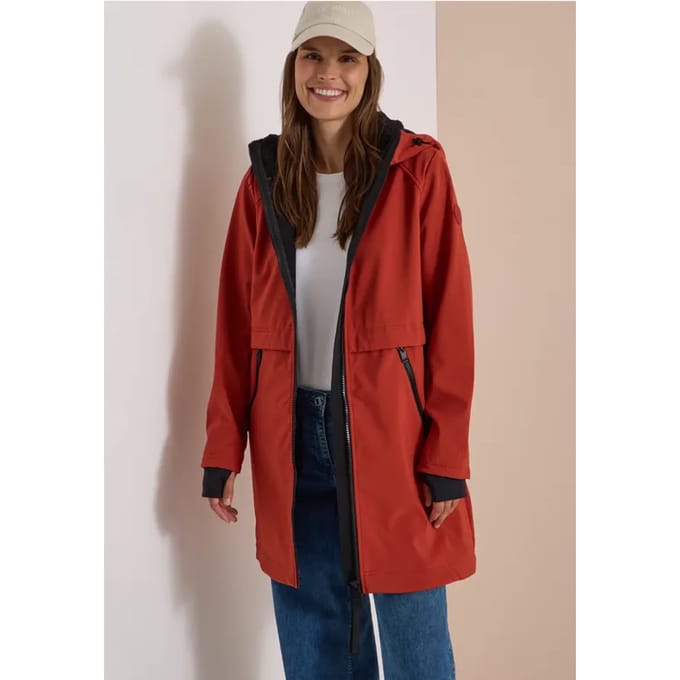 Softshell-jas met capuchon