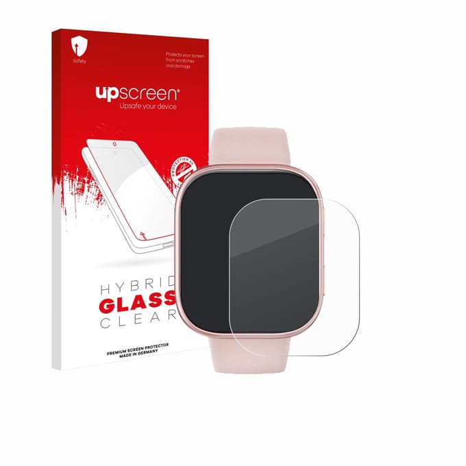 upscreen - Screenprotector voor Doomixs Smartwatch T7 1.83" - Folie Beschermfolie Beschermglas transparant