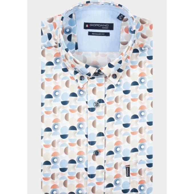 Giordano Overhemd korte mouw heren league short sleeve button do 616038/30