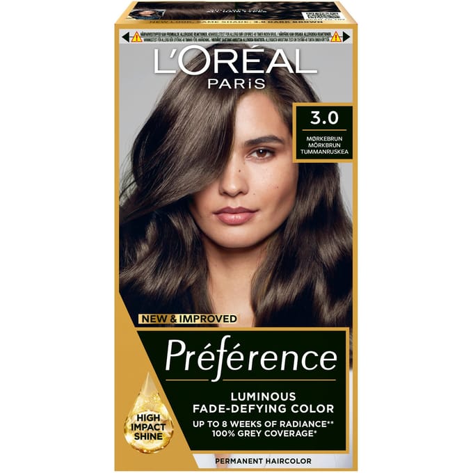 L'Oréal Paris L'Or&eacute;al Paris Preference 3 Brasilia 1 st