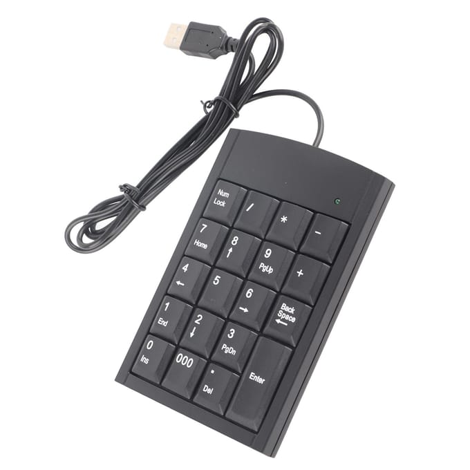 Mini clavier numérique USB portable pour ordinateur portable