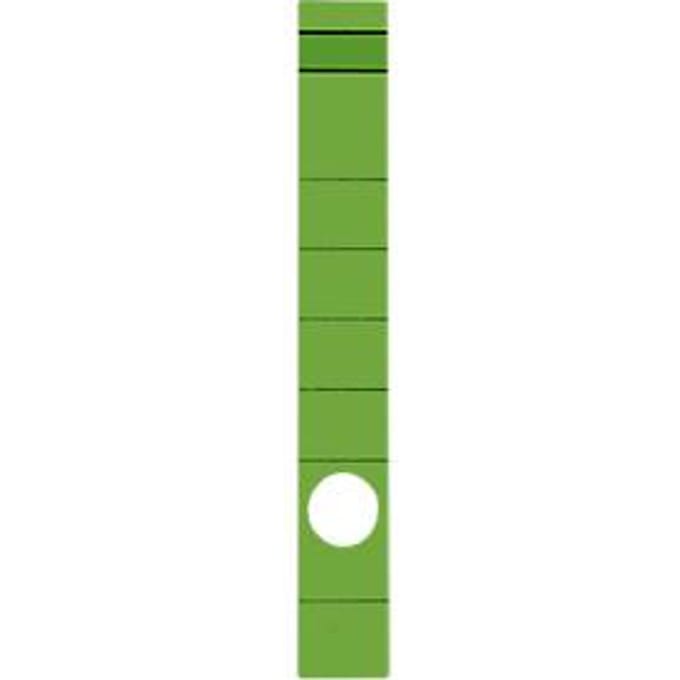 Rugetiket, rugbreedte 39 mm, zelfklevend, 10 stuks, groen