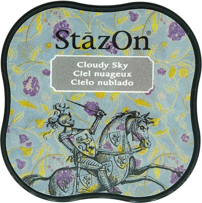 Stempelkussen midi cloudy sky - Stazon Tsukineko