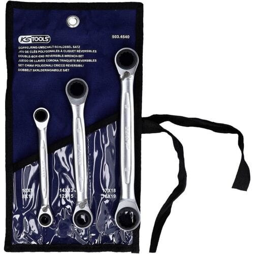 KS Tools 503.4540 Ringsleutelset 3-delig Sleutelbreedte (metrisch) 8 - 19 mm