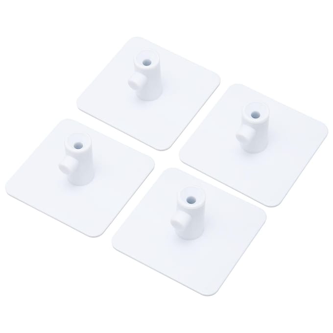 Supports d'accessoires pour batteur sur socle Type suspendu vertical Carré Blanc Support pour accessoires de batteur pour cuisine white