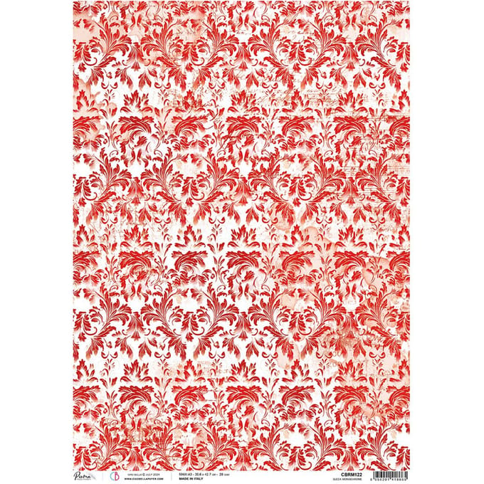 Motief strozijde "Paris Je t'aime - Elegant Red"