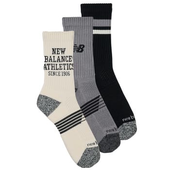New Balance Active Graphic Crew Socks 3 Pack Unisex Sportsokken - ASSORTED