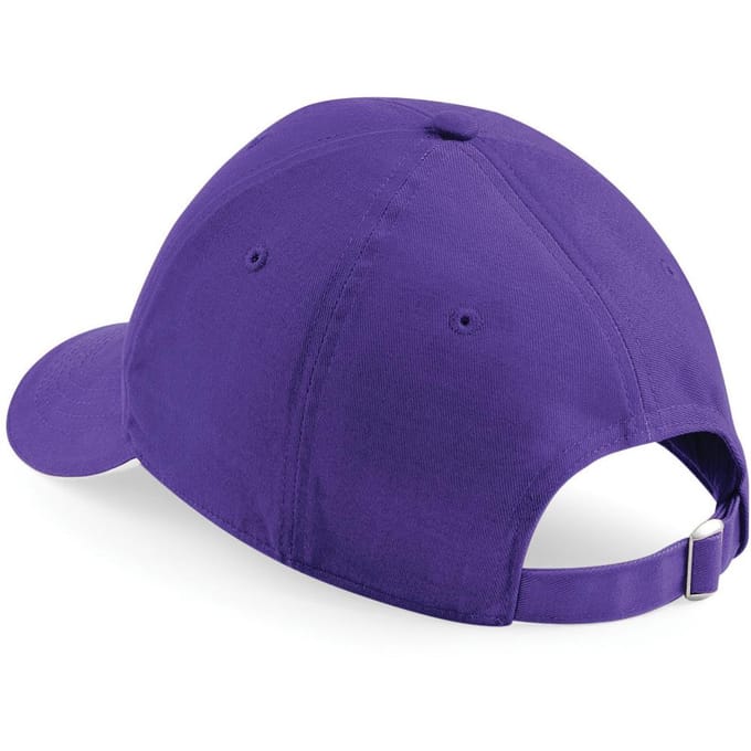 Beechfield Volwassenen Unisex Athleisure Cotton Baseball Cap (Paars/Wit)