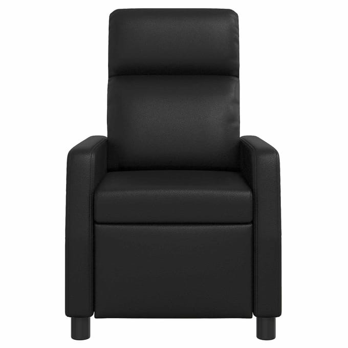 vidaXL - Recliner - Zwart - Kunstleer