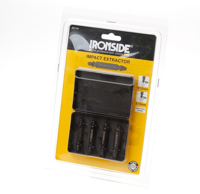 Ironside Schroefverwijderset 4 delig