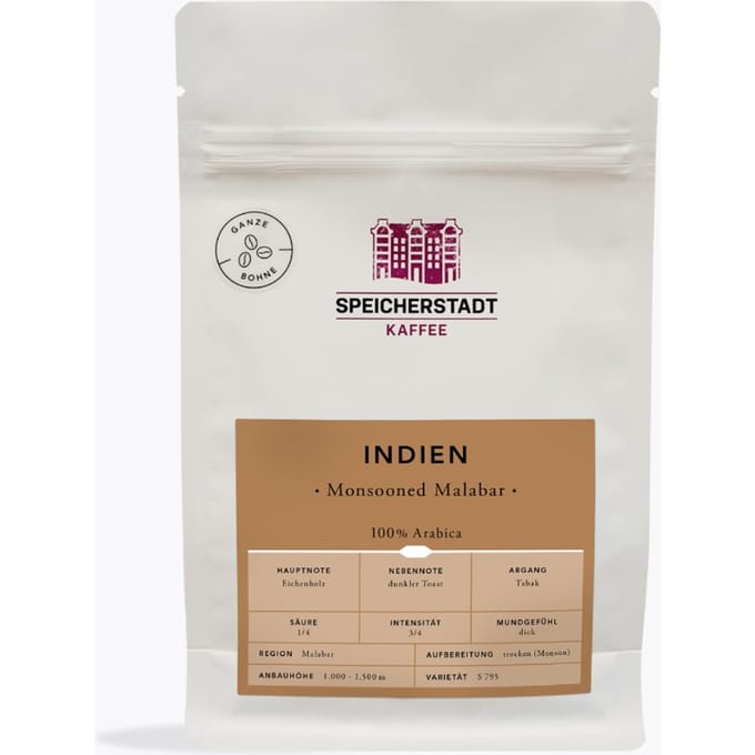 Speicherstadt India Monsooned Malabar 250g