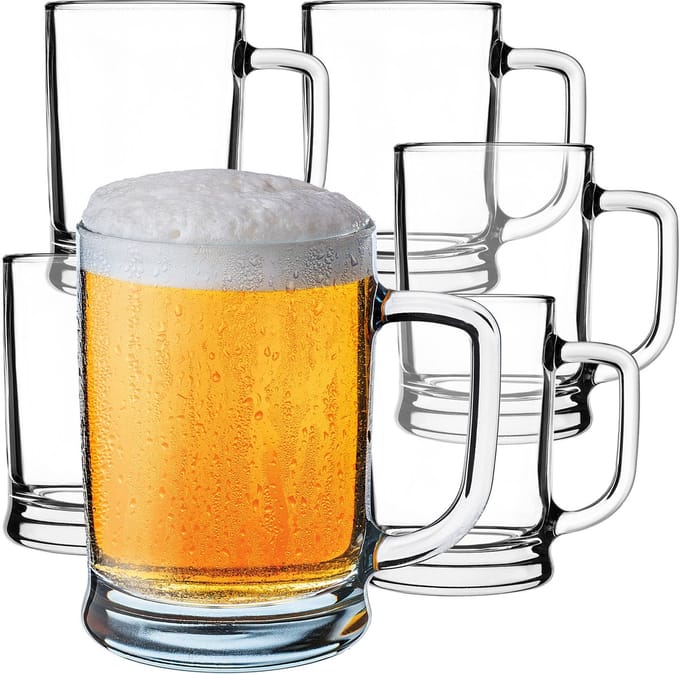 KADAX Bierpul Birra 400 ml, set van 6 stuks