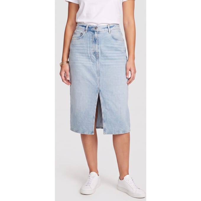 ARKET Jabba Denim Skirt Blue Größe: 42 | Midiröcke Outlet | Damen | Blau