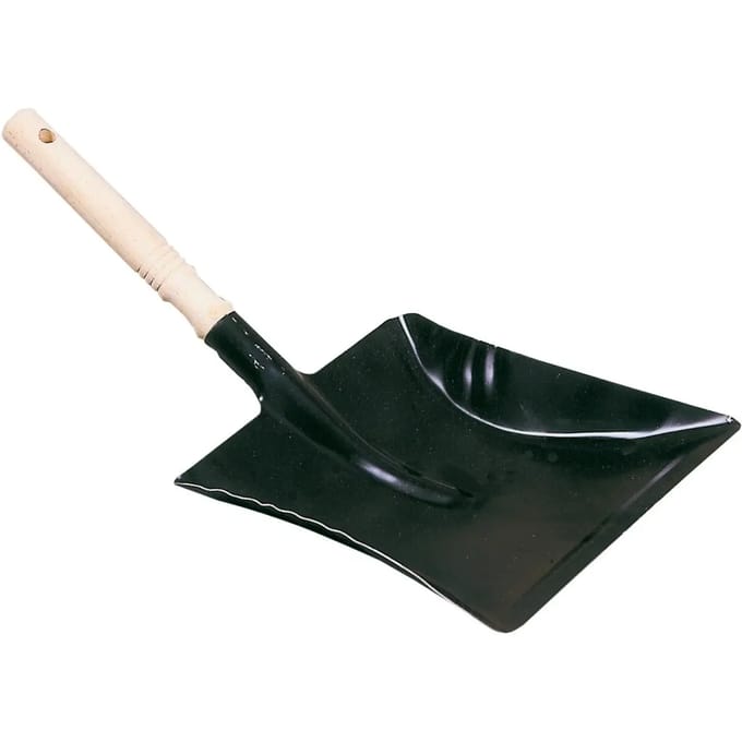 Metalen schep met houten handvat Kerbl