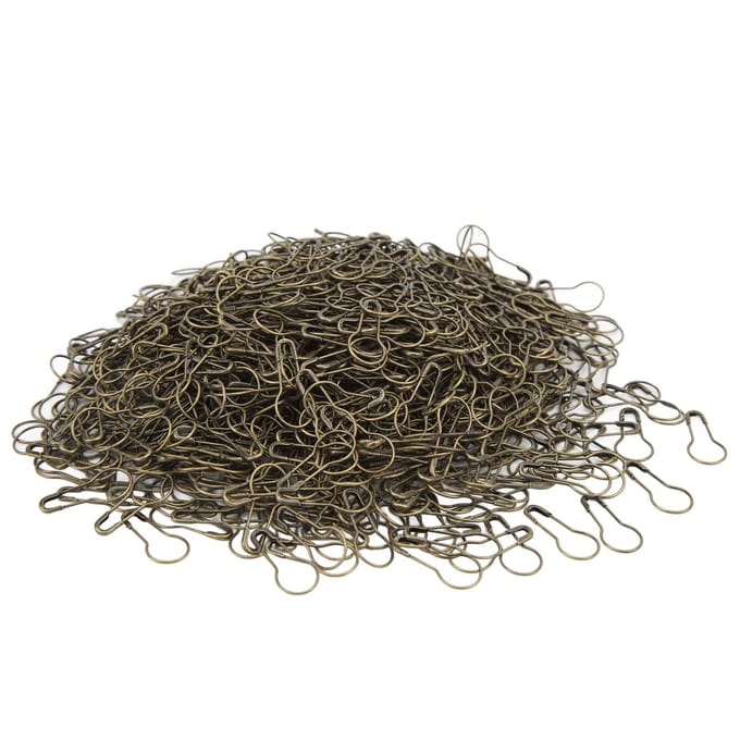 1000 Stuks Veiligheidsspelden Multifunctioneel Duurzaam Roestvrijstalen Legering Brede Toepassing Antiek Messing Kleur black