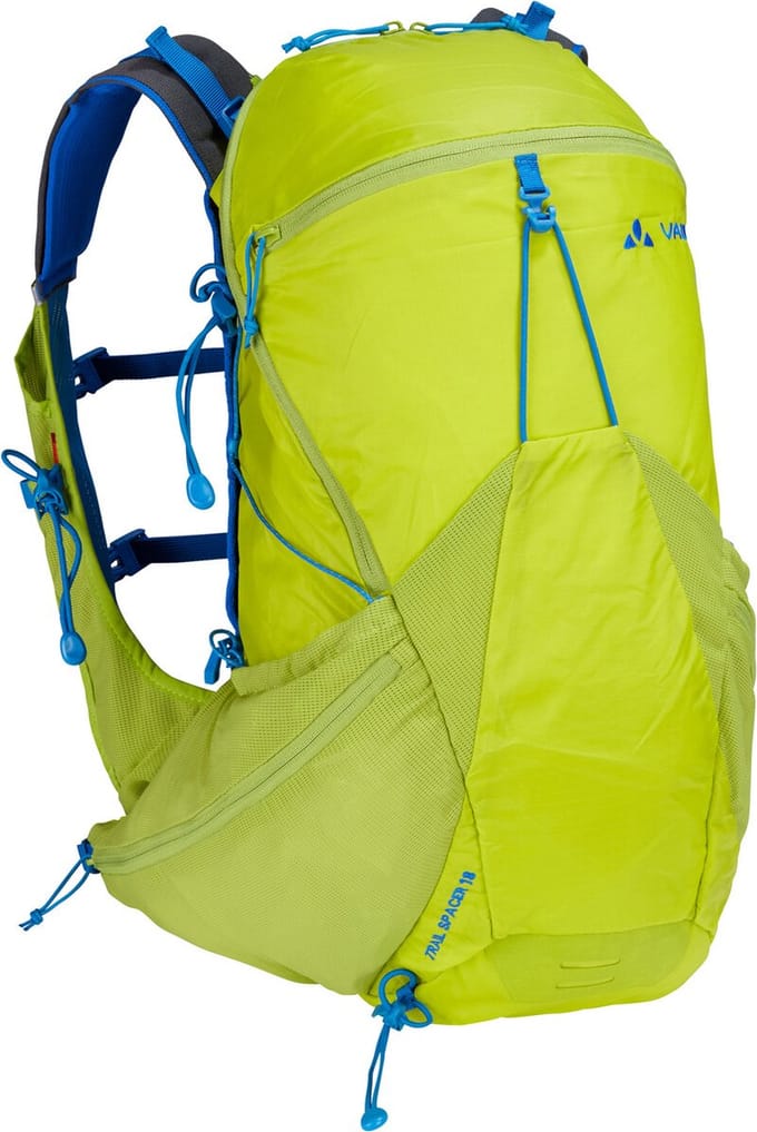 VAUDE Trail Spacer 18 Rugzak, groen/blauw