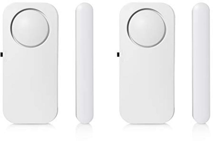 Deur- en raamalarm set 2-pack - 90 dB mini-alarmsysteem
