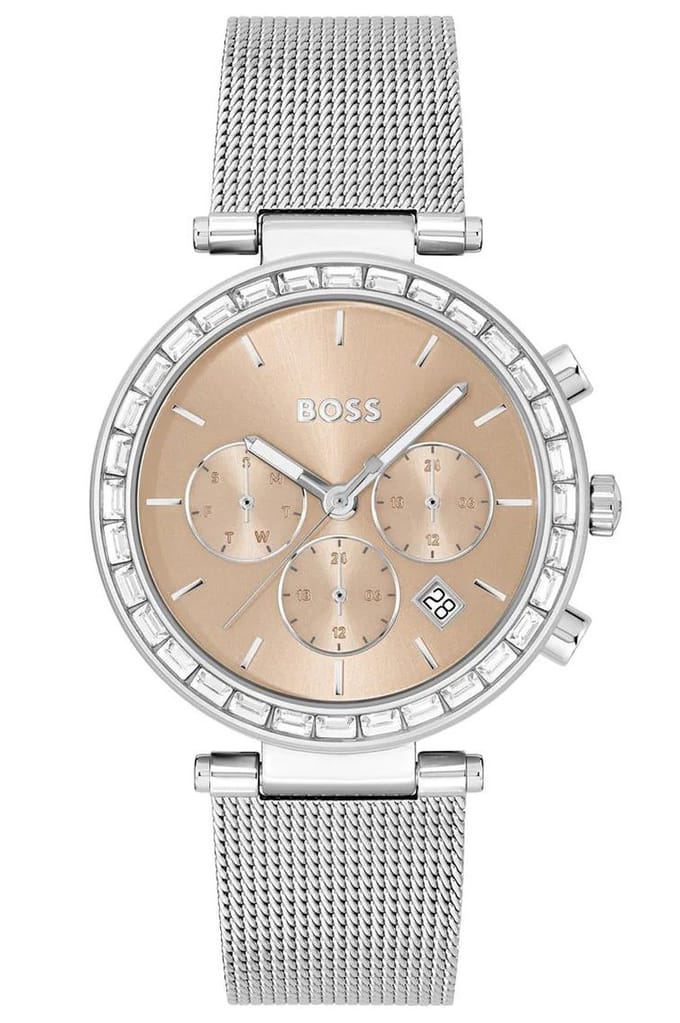 Boss Andra 1502693 Horloge - Staal - Zilverkleurig - Ø 39 mm