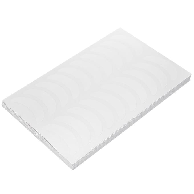 500 Paires Autocollant Extension de Cils Autocollant Conseils de Positionnement des Yeux Autocollants Cartographie des Cils white